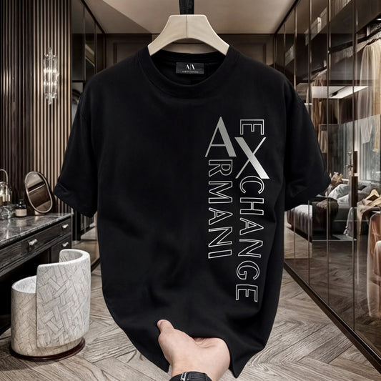 Men's Premium Selling T-Shirts (BD-Versace+ Armani Exchange Silver)