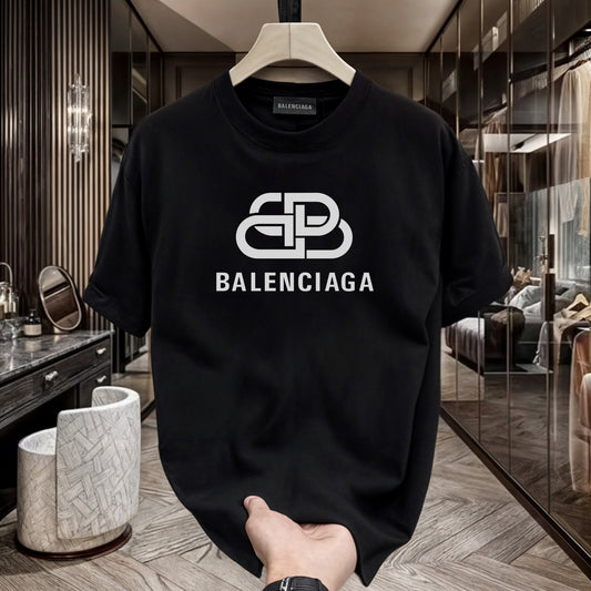 Men's Premium Selling T-Shirt (BD-Balenciaga New +AX Gold)
