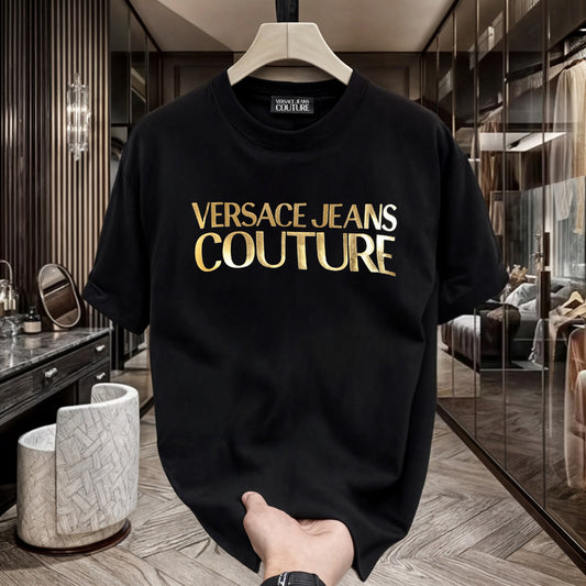 Men's Premium Selling T-shirt (BD-HUGO GOLD+Versace)