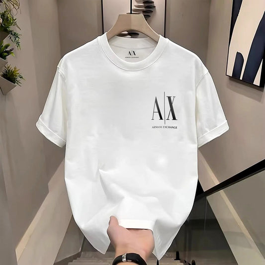 Classic Fit Cotton Tee (BD-21) (White)