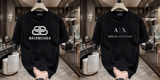 Men's Premium Selling T-Shirt (BD-Balenciaga New +AX White)