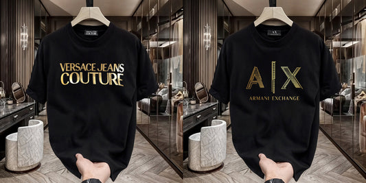 Men's Premium Selling T-Shirts (BD-Versace+ AX Gold)